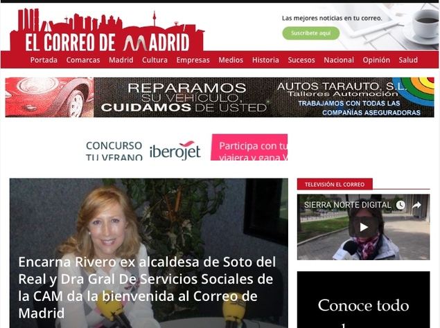 ElCorreodeMadrid.com, nuevo diario digital en Madrid