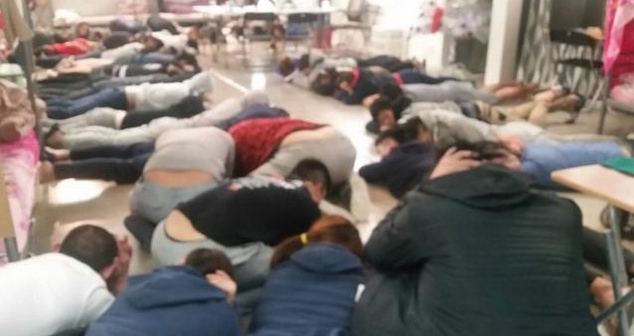 Imagen del momento de las detenciones de los taiwaneses, en diciembre de 2016. (Fuente: POLICÍA NACIONAL)
