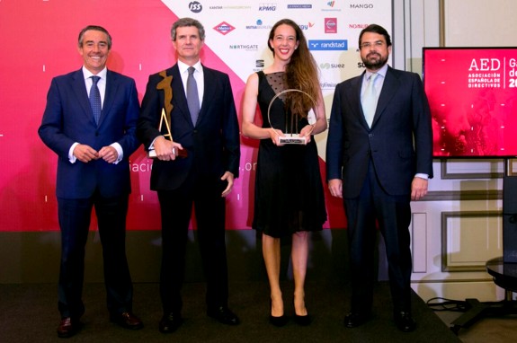 Francisco Riberas (Gestamp) y Carlota Pi (Holaluz) reciben los Premios AED como mejores directivos del año