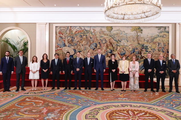 El Rey recibe al Colegio de Abogados de Madrid
