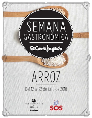 El Corte Inglés acoge en sus restaurantes la Semana Gastronómica de los Arroces