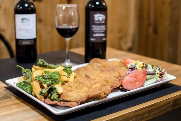 Sidrería Lulo, el rey del cachopo.