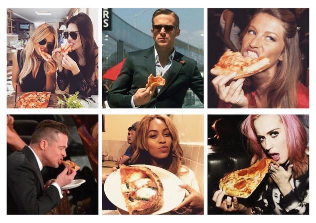 ¡Cómo comer pizza como una celebrity...sin remordimientos!
