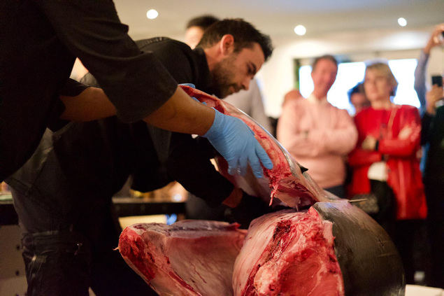 El “ronqueo” del atún rojo llega a un restaurante nipón de Madrid