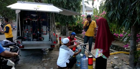 Eurofinsa construye unas plantas potabilizadoras en Indonesia, imprescindibles tras el terremoto