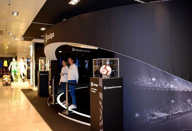 LaLiga Córner, nuevo espacio interactivo en los centros de El Corte Inglés