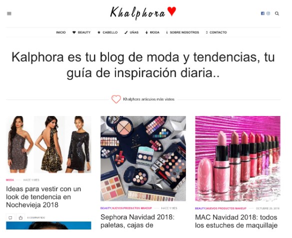 Khalphora: Tu sitio de moda y tendencias