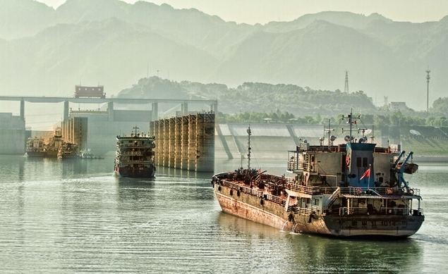Nuevo récord de volumen de carga transportada del río Yangtse