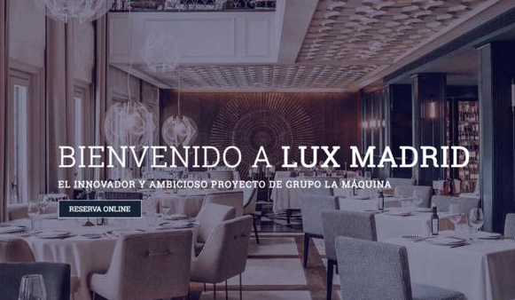 Lux Madrid lanza su nueva página web