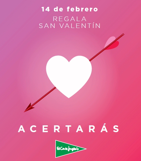 El Corte Inglés celebra San Valentín con acciones especiales para los enamorados