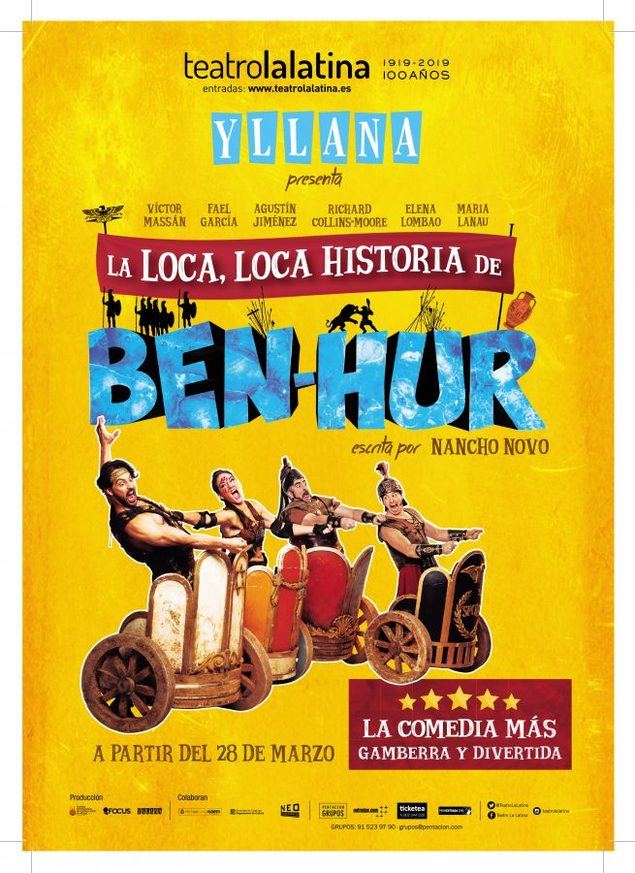 La loca, loca historia de Ben-Hur: una de romanos en el teatro tan divertida como reivindicativa