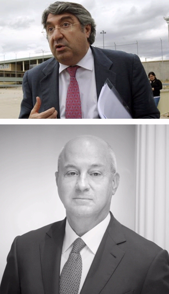 En la foto superior, el abogado Carlos Aguilar; debajo, Ignacio Ayala.