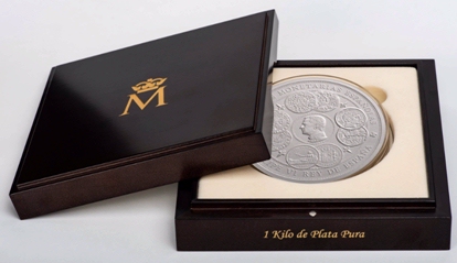 La Real Casa de la Moneda lanza una moneda de un kilo de plata