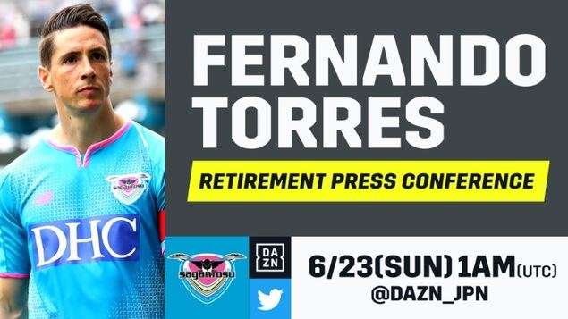 La rueda de prensa de Fernando Torres se podrá seguir en directo en exclusiva con DAZN