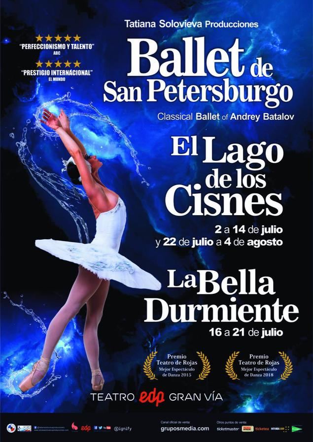 El Ballet de San Petersburgo vuelve a Madrid con dos clásicos: “El Lago de los Cisnes” y “la Bella Durmiente”