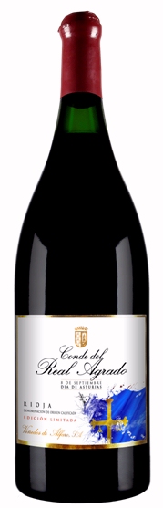 Conde del Real Agrado, el vino de Rioja que celebra el Día de Asturias