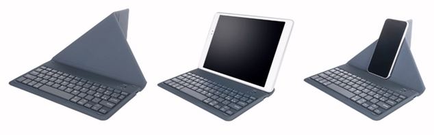 Tucano Scrivo para smartphone y tablet, un teclado portátil, bluetooth y con batería muy duradera