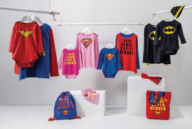 El Corte Inglés colabora con la Fundación Aladina con una colección de ropa infantil de Superhéroes
