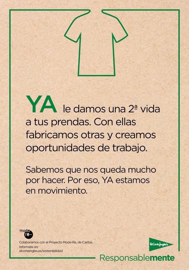 El Corte Inglés pone en marcha sus talleres de Moda Sostenible de la mano de Slow Fashion Next
