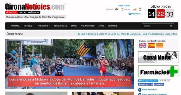 El portal GironaNotícies celebra 14 años en plena consolidación