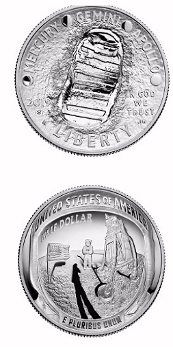 La Real Casa de la Moneda (FNMT) lanza una serie de monedas conmemorativas del 50 Aniversario de la Llegada a la Luna