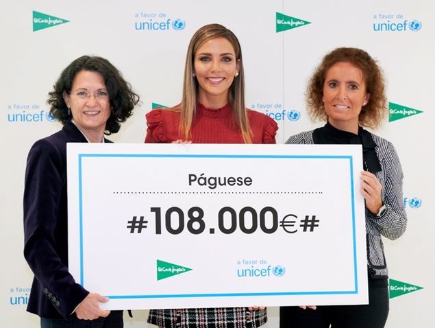 El Corte Inglés entrega 108.000€ a UNICEF para ayudar a los niños más desfavorecidos