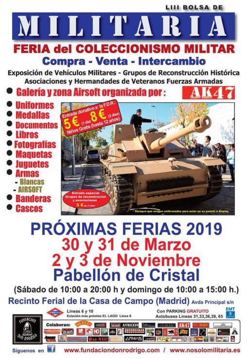 Nueva edición de la feria 'No solo Militaria'