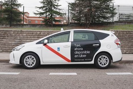 Uber integra al taxi de Madrid en su aplicación