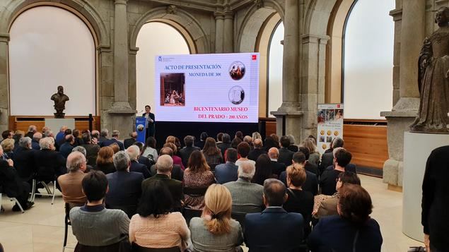 La Fábrica Nacional de Moneda y Timbre-Real Casa de la Moneda presenta la moneda conmemorativa del Bicentenario del Museo del Prado