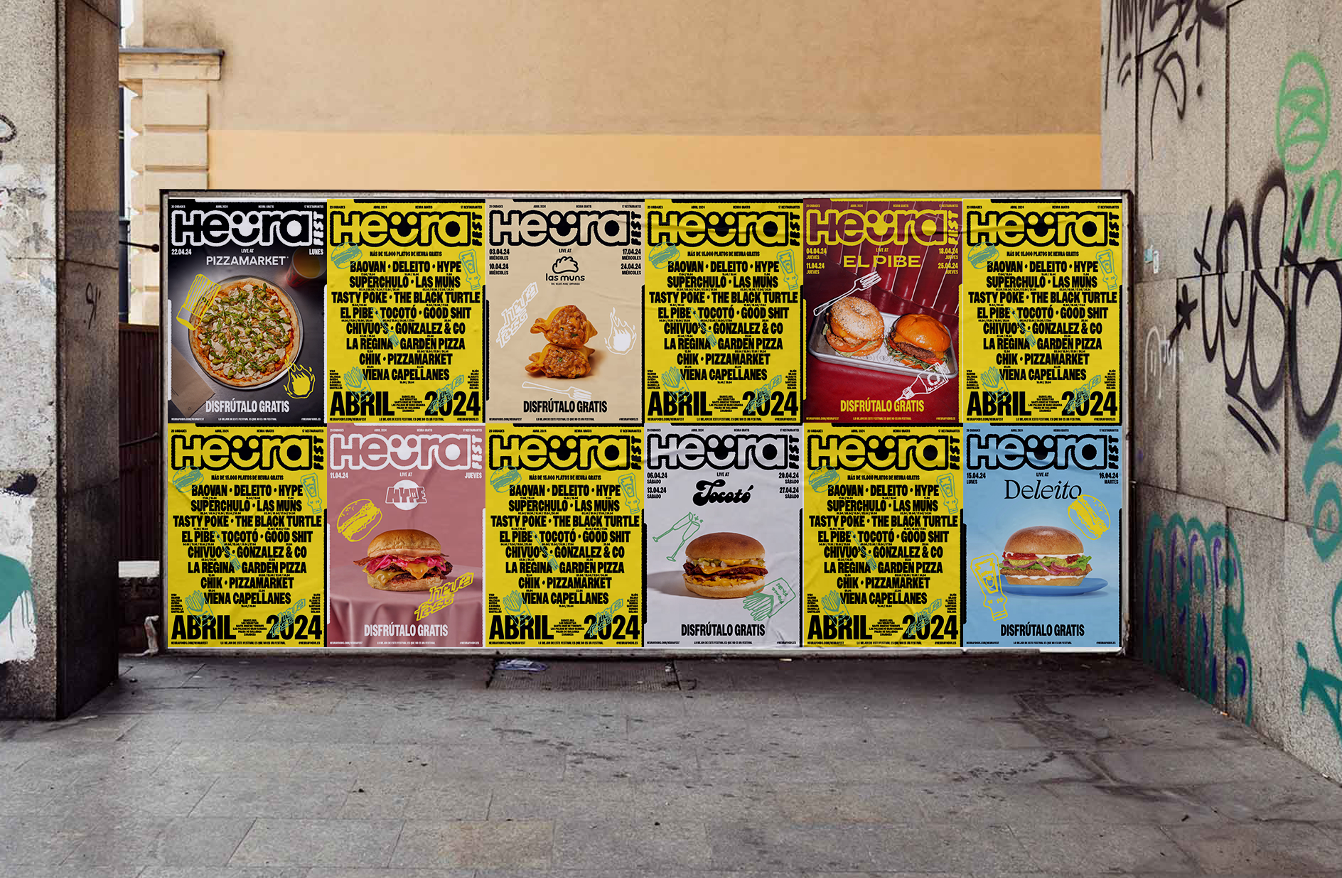 Heura Fest, el 1º festival gastronómico que regala 20.000 platos en 18 restaurantes de 31 ciudades