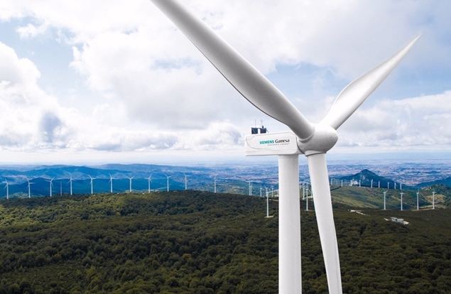 Parque eólico de Siemens Gamesa.