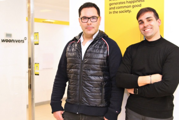 Antonio Cantalapiedra y Abel Navajas, cofundadores de Woonivers