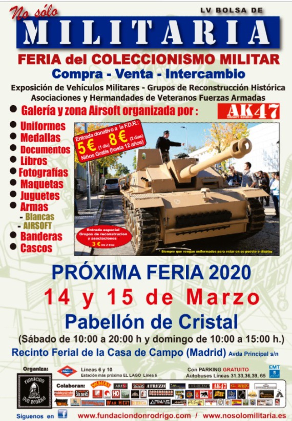 En marcha la Feria 'No solo Militaria', referente nacional en colecccionismo militar