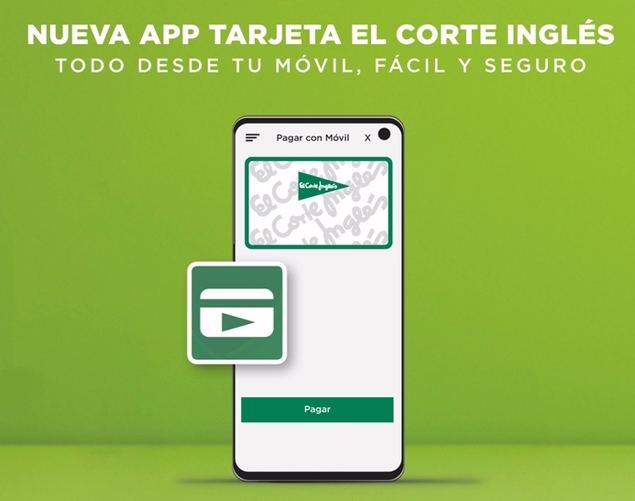 El Corte Inglés lanza una App que permite pagar y gestionar desde el móvil su tarjeta de compra