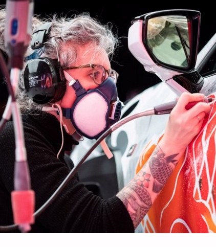 La primicia del vehículo 'tatuado' de Lexus