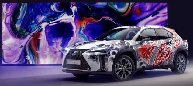 La primicia del vehículo 'tatuado' de Lexus