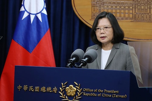 La presidenta taiwanesa, Tsai Ing-wen.