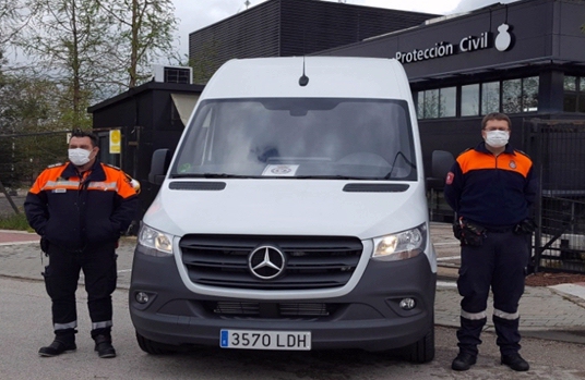 Mercedes-Benz España colabora ante el COVID-19