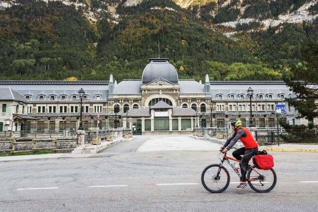 La vieja estación de Canfranc.