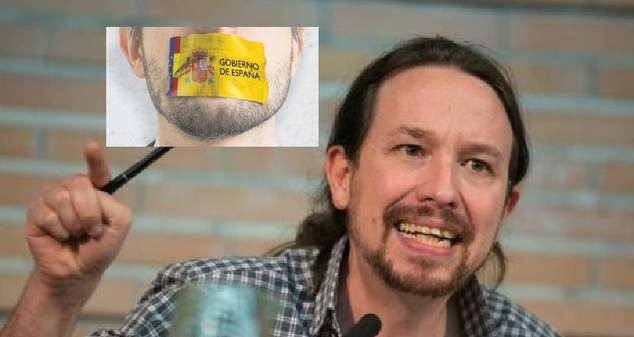 El vicepresidente Pablo Iglesias, amenazando a periodistas