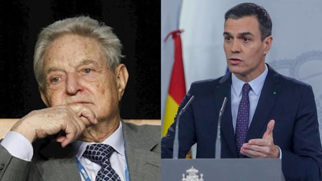 George Soros acude al rescate de la UE a través de su representante permanente en la organización, Pedro Sánchez