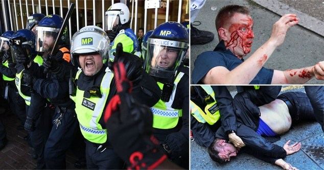 Detenidas más de 100 personas en el centro de Londres por las protestas violentas