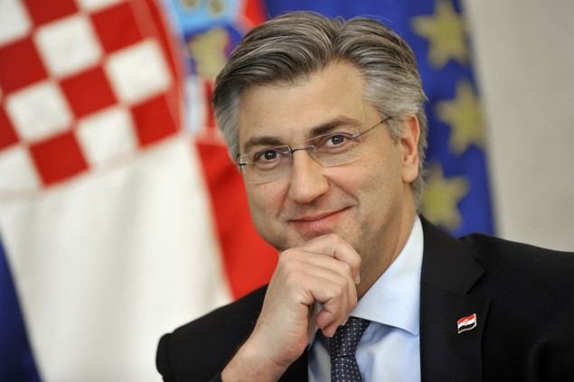 El primer ministro de Croacia, Andrej Plenkovic.