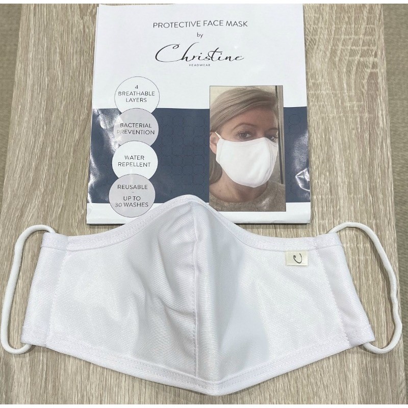 Única Mascarilla con prevención bacteriana con tecnología plata Agion (Christine), disponible en Natura estilo