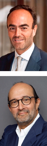 Arriba, Antonio Núñez, debajo, José Luis Alvarez, Profesor de Organisational Behaviour y Director del Corporate Governance Centre en INSEAD.