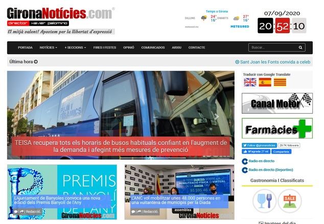 GironaNoticíes alcanza los 15 años de vida con más visitas e influencia