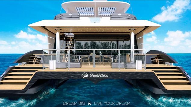 Searide International presenta su nuevo catamarán de lujo y sostenible