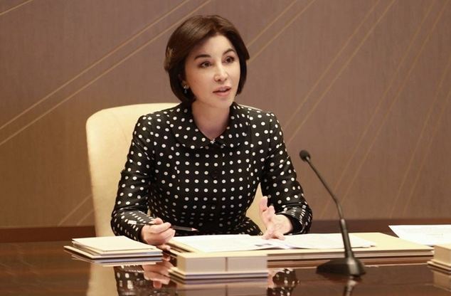 La presidenta de la Fundación Pública Internacional Zamin, Doña Ziroat Mirziyoyeva.