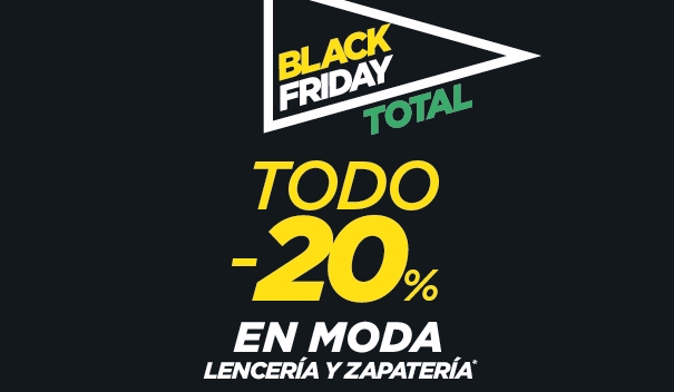 El Corte Inglés refuerza el Black Friday con el 25% de regalo en moda, lencería y zapatería