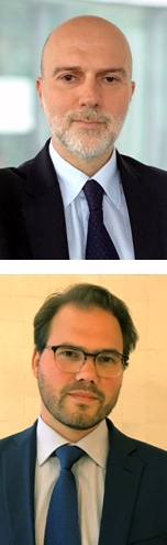 Arriba, Giacomo Barisone, jefe de calificaciones soberanas, debajo, Alvise Lennkh, analista de Finanzas Públicas de Scope Ratings.